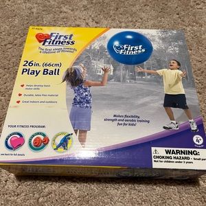 First Fitness 26 in Play Ball NWT